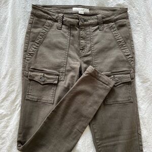 Joie Green Cargo Skinny Jeans Size 28